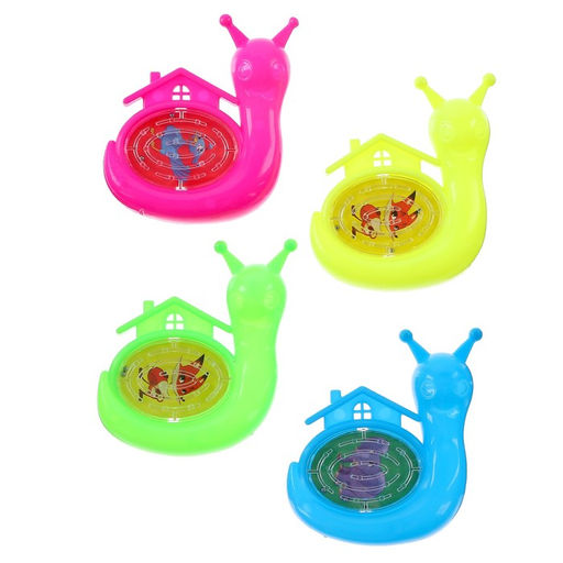 Цена за 12 шт. Головоломка-пинбол Улитка, цвета МИКС - Simaland фото 4