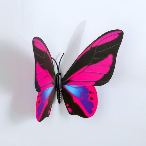 Цена за 50 шт. Магнит пластик Бабочка горошек МИКС 12х7 см - Simaland фото 4