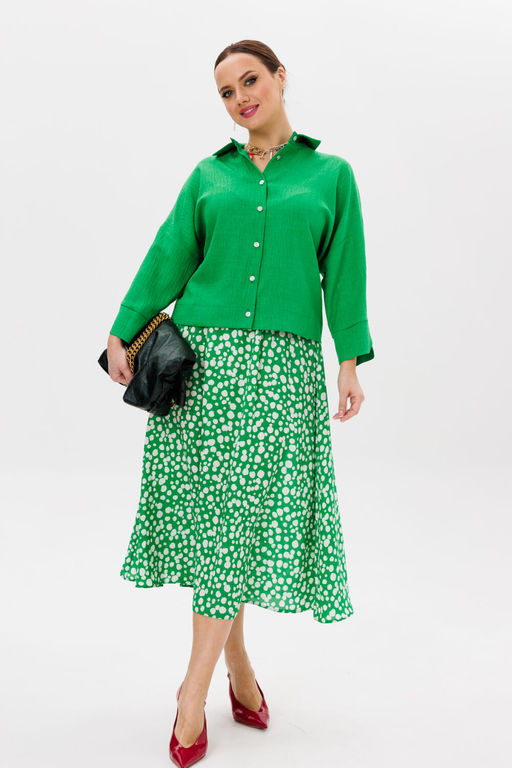 Костюм Anastasia 1198 зеленый/принт фото 9