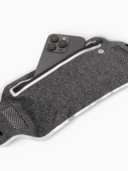 Сумка поясная туристическая, влагозащитная, 32×12 см, серая