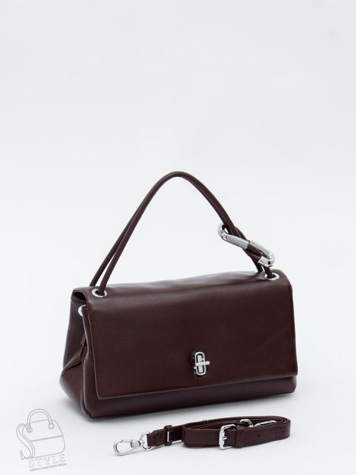 Сумка женская кожаная 8067Q wine red Polina&Eiterou