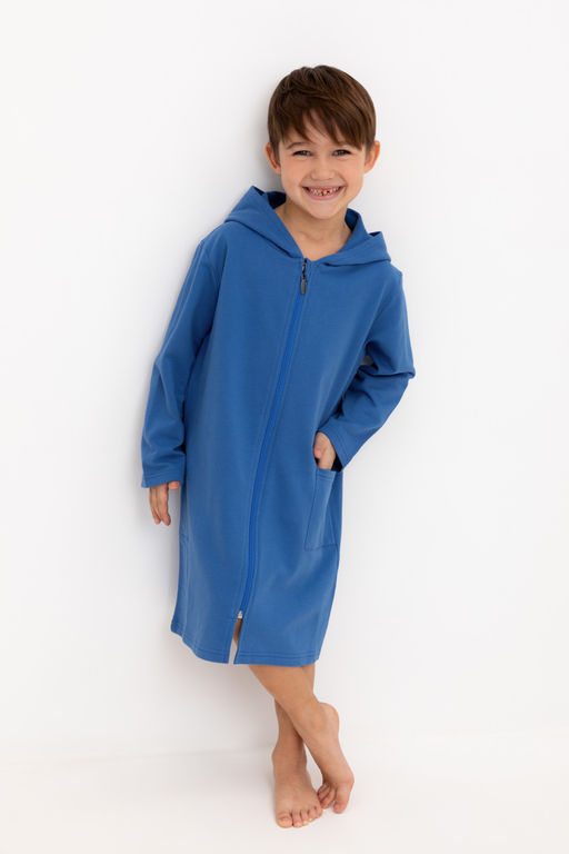 К 5887/яркий кобальт халат дет