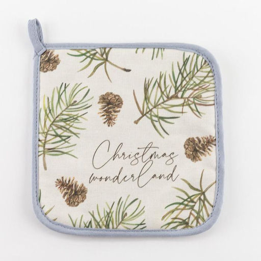 Цена за 2 шт. Прихватка Christmas tree, 19?19 см, саржа, 100% хлопок, ватин 250 г/м?