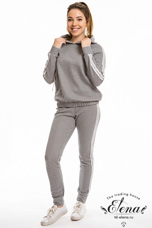 Костюм (толстовка+брюки) М321100а Набивка