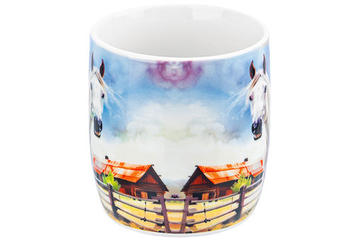 Кружка 360 мл 12,8*8,5*9 см Лошадь NEW BONE CHINA - Elan gallery фото 6