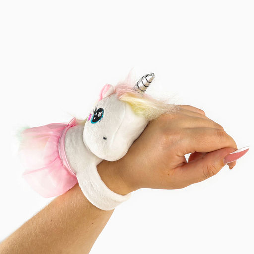 Мягкая игрушка Обнимашка-Единорог, браслет - POMPOSHKI фото 7