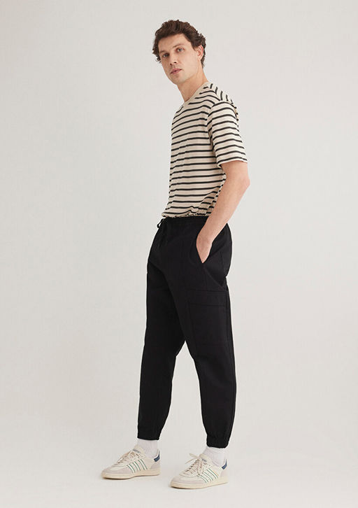 Siyah Kargo Pantolon - Mavi фото 2