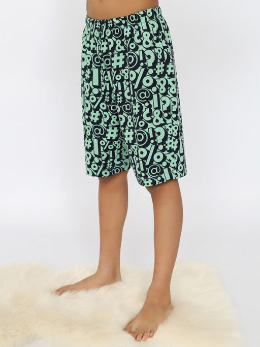 CRB wear/CSJB 50166-37 Пижама для мальчика (футболка, шорты),зеленый/Ex.Cherubino  фото 6