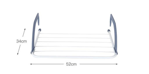 Сушилка для белья навесная 55х32 см / 5028 /уп 40/ОРР - Галеонтрейд фото 3