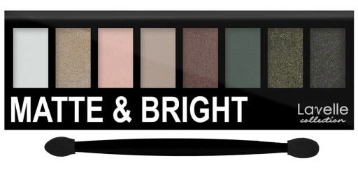 LavelleCollection тени для век 8-ми цветные MATTE&BRIGHT тон 03