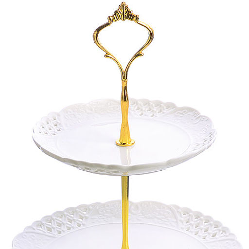 60025 Конфетница 3ярус 15-20-25см фарфор LR (х8) - Mayer&boch фото 2