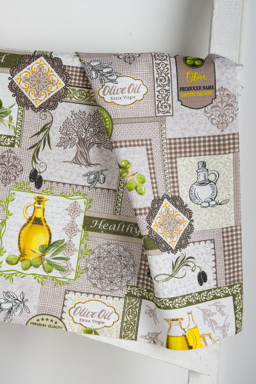 Набор вафельных полотенец Оливки - Натали фото 4