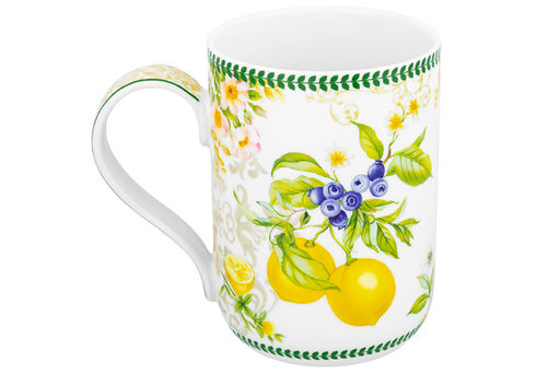 Кружка 400 мл 11,5*7,5*10,5 Лимоны NEW BONE CHINA - Elan gallery фото 13