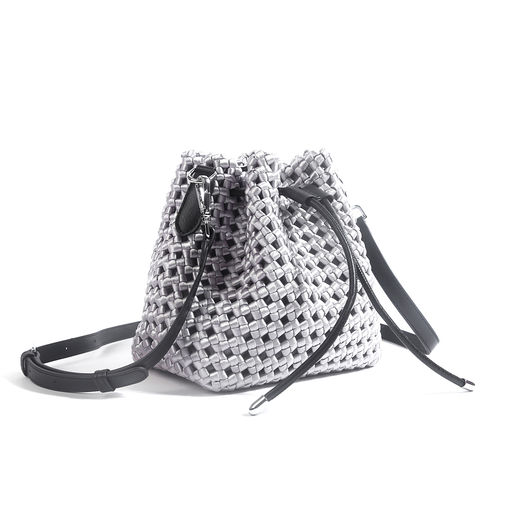 Женская сумка, нейлон, MIRONPAN 11235 Серебро  фото 3