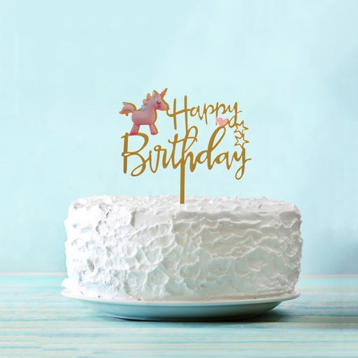 Топпер С днём рождения, единорожка - Страна карнавалия фото 3