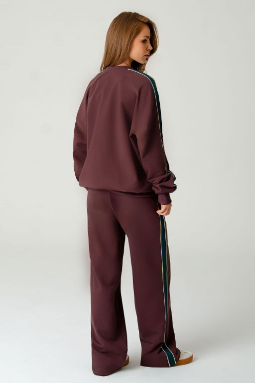 Арт. 2-543 Костюм женский с брюками 44-50 (4 шт) Цвет:коричневый - Калинка фото 13