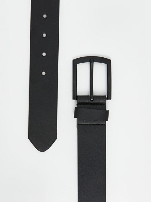 Deri G?r?n?ml? Erkek Kemer