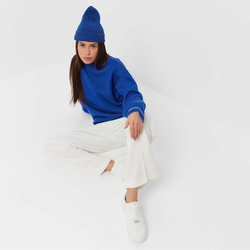 Джемпер женский MIST Knitwear, синий, размер 48-50
