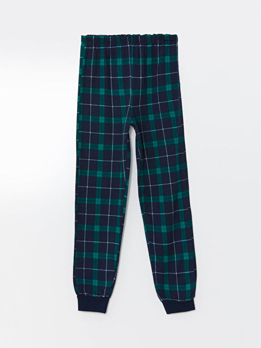 Beli Lastikli Ekose Erkek ?ocuk Pijama Alt - Waikiki фото 3