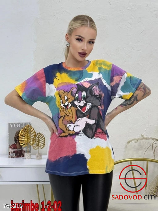 Футболка женская Том и Джери - Kinoki фото 6