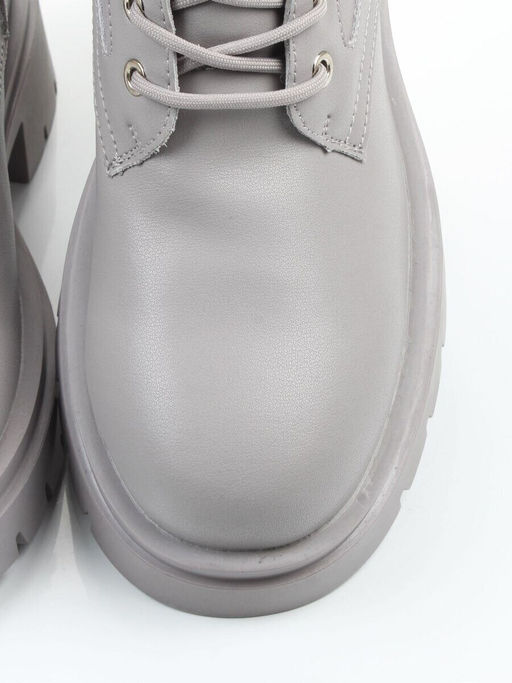 04-PAX86-5Z LT. GRAY Ботинки зимние женские (натуральная кожа, 100% шерсть)