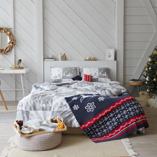 Постельное белье LoveLife 1,5сп New year forest 143*215см,150*225см,50*70см-2шт фото 2
