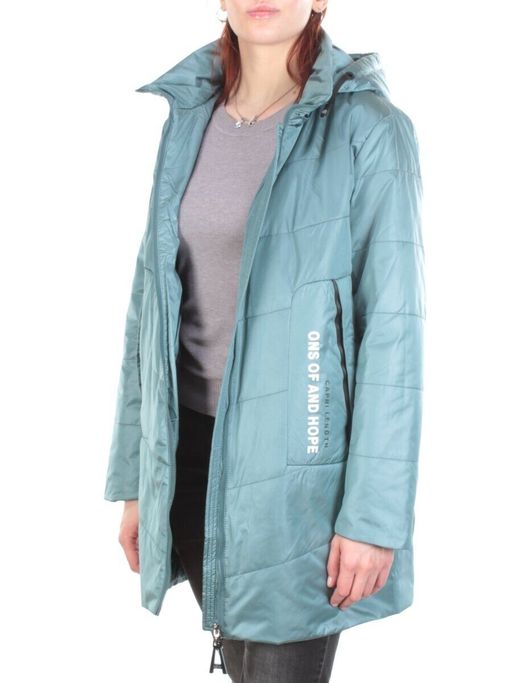 22-305 GRAY/BLUE Куртка демисезонная женская AKiDSEFRS (100 гр.синтепона) - Фабричный китай фото 17