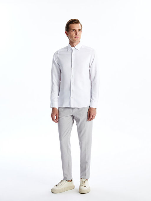 Slim Fit Uzun Kollu Arm?rl? Erkek G?mlek