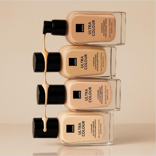 Стойкий матирующий тональный крем Ultra Colour, 35 мл