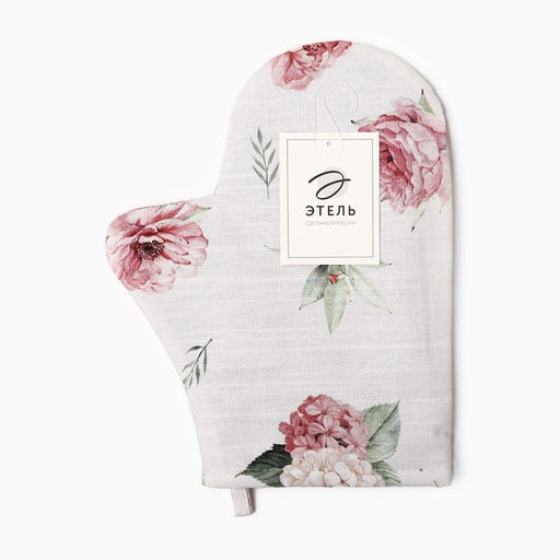 Варежка-прихватка Этель Bloom 20?27 см, 100% хлопок, 210 г/м?