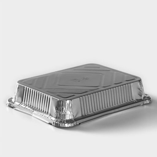 Цена за 2 шт. Формы для выпечки и запекания Доляна, набор 2 шт., 1.04 л, 22.5184.5 см, фольга, серебристые  фото 4