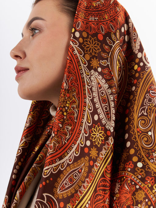 Большой мягкий очень нежный двусторонний палантин - Tantino фото 9