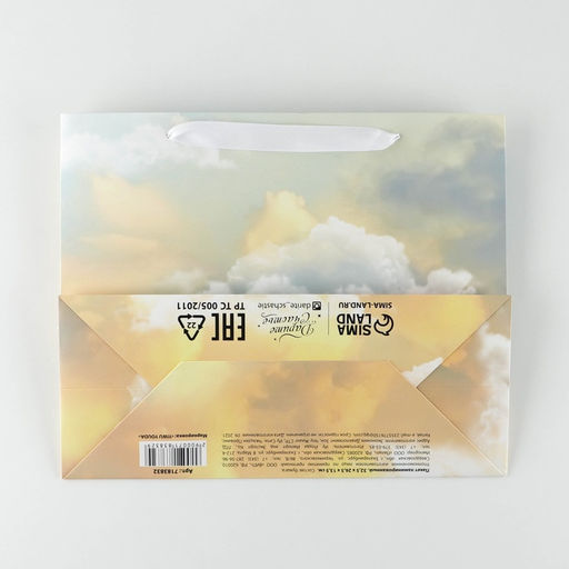 Пакет ламинированный с пластиковым окном Нимфа, 32,5 26,5 13,5 см - Дарите счастье фото 11