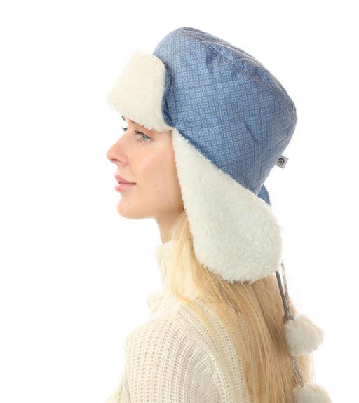 Аксессуар Шапка ALTRO ушанка арт.1181306-01/МБ индиго