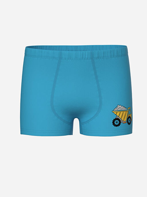 Bask?l? Erkek ?ocuk Boxer 3l? - Waikiki фото 2