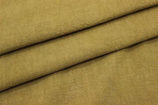 Крапива Рами (Ramie) цв.Песочно-оливковый, ш.1.4м, крапива-100%, 220гр/м.кв - Купава фото 2