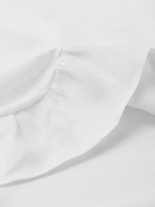 Скатерть «Этель» Ivory, 150×220+/-3 см, 100% лён, белая, 170 г/м²