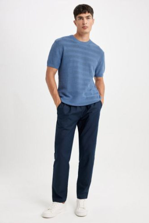 Jogger Pantolon Pamuklu Dar Paca Beli Bagc?kl? Lastikli Cepli