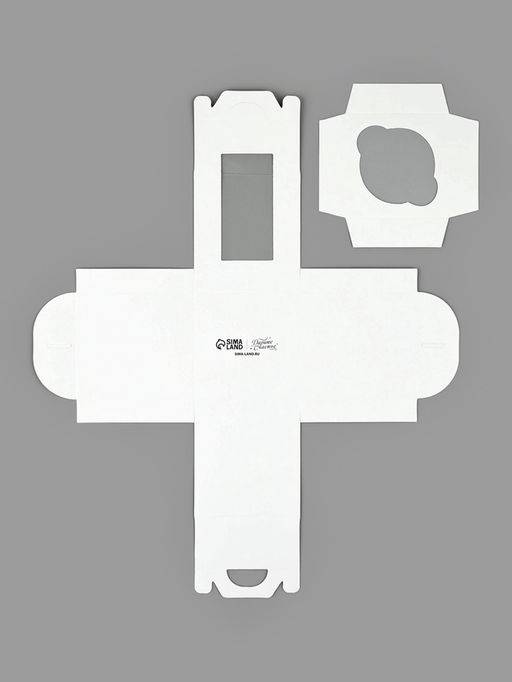 Цена за 5 шт. Упаковка для кондитерских изделий под 1 капкейк «Белая», 9×9×10 см