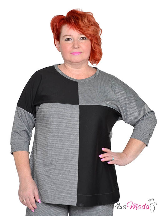 Туника Модель №1833 размеры 44-84 - Plusmoda фото 2