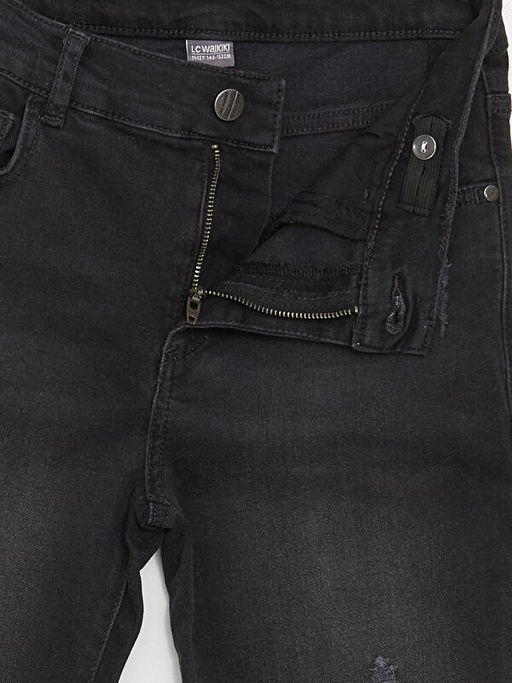 Super Skinny Fit Y?rt?k Detayl? Erkek ?ocuk Jean Pantolon - Waikiki фото 3