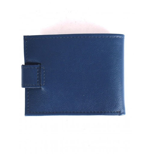 Портмоне мужское Croco-ПР-901 натуральная кожа 2 отд, 4 карм, синий бергамо (47) 264819  фото 2