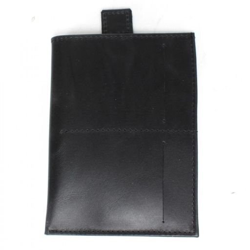 Обложка/футляр для паспорта Croco-П-408 натуральная кожа 1отд, 3карм, черный пулл-ап (254) 235513  фото 2