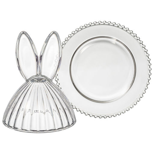 БЛЮДО СЕРВИРОВОЧНОЕ С КРЫШКОЙ RABBIT FAMILY 19,3*19,3*19 СМ - Lefard фото 3