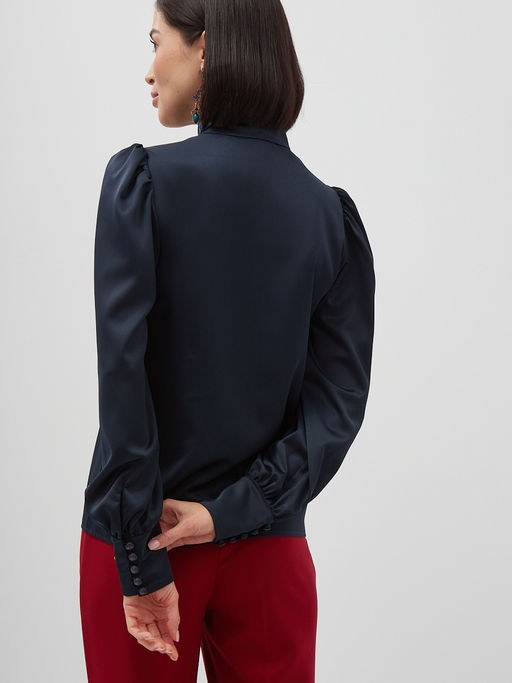 Блуза-косоворотка много пуговиц OD-550-11 - Tantino фото 6