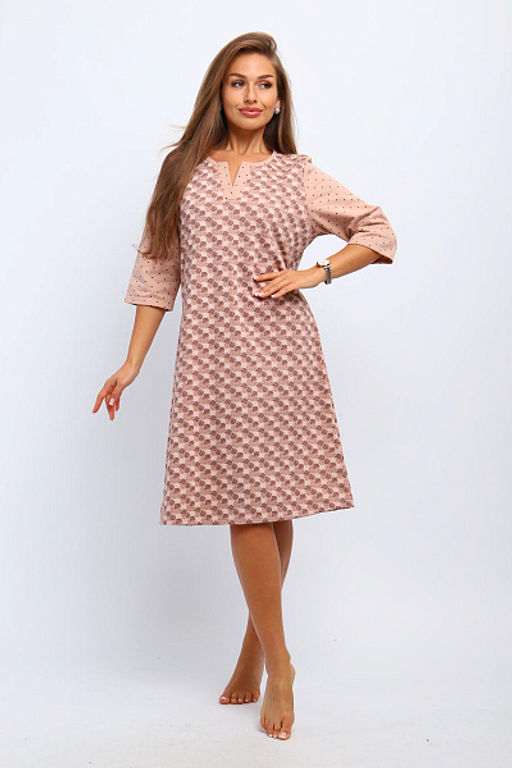 Сорочка теплая, футер с начесом (01060) - Плиона фото 23