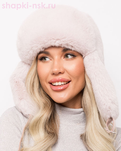 Скай Ушанка экомех норка женская (56-58)