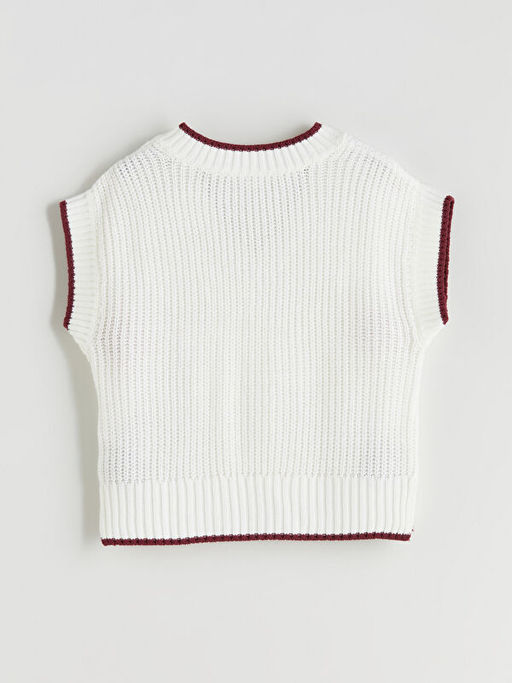 V Yaka K?z ?ocuk Triko S?veter