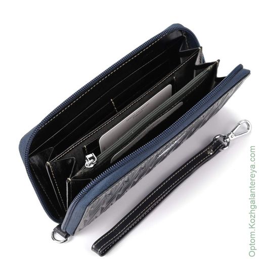 Женский кожаный кошелек на молнии Sergio Valentini СВ 3192-2023 фото 2