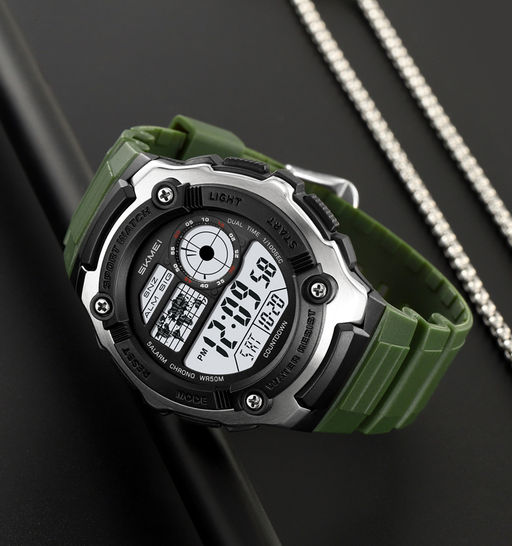 Часы наручные Skmei мужские электронные спортивные 2517green